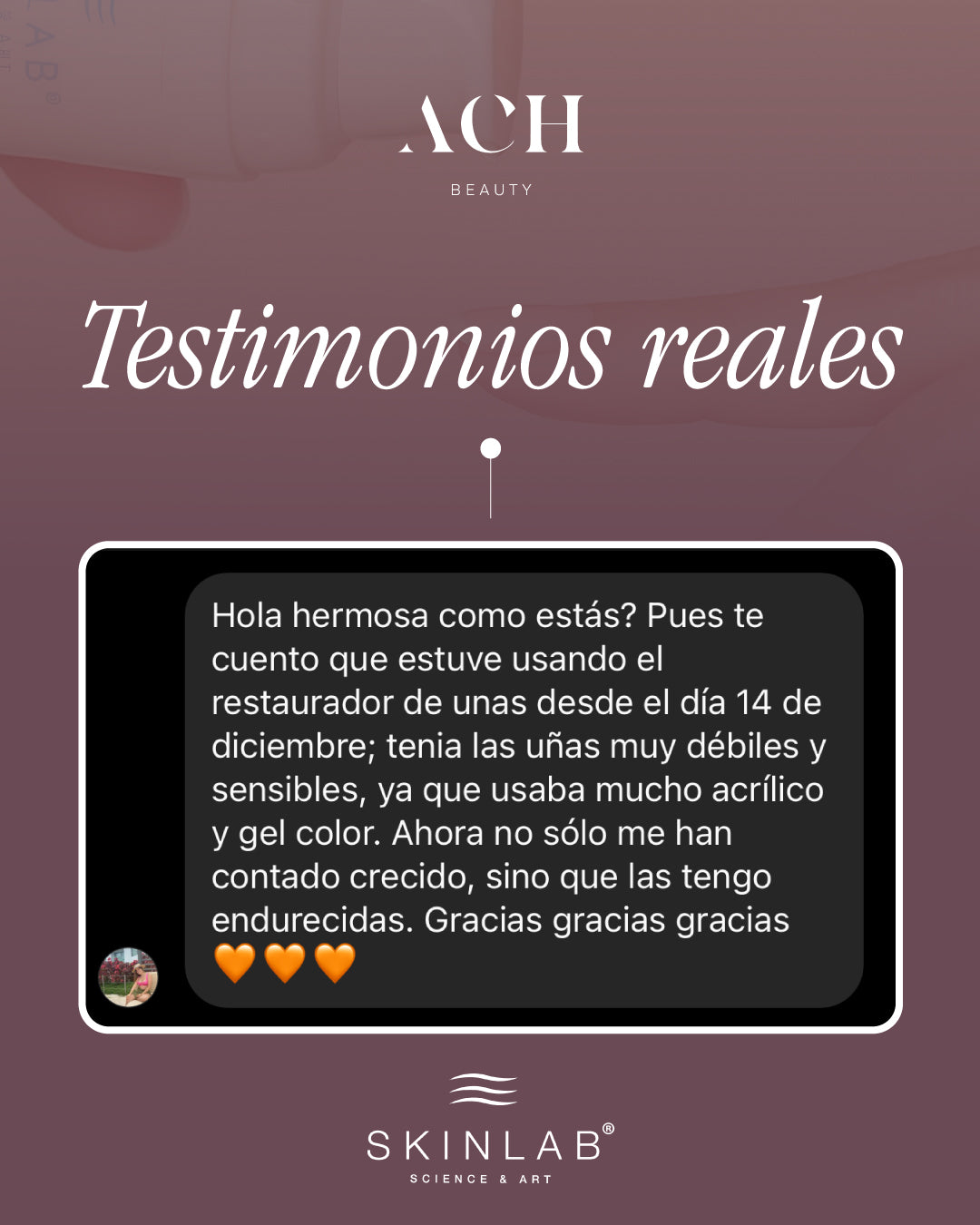 Crema Restauradora de Uñas SKINLAB® 15g